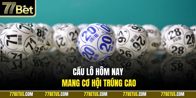 Cầu lô hôm nay mang cơ hội trúng cao